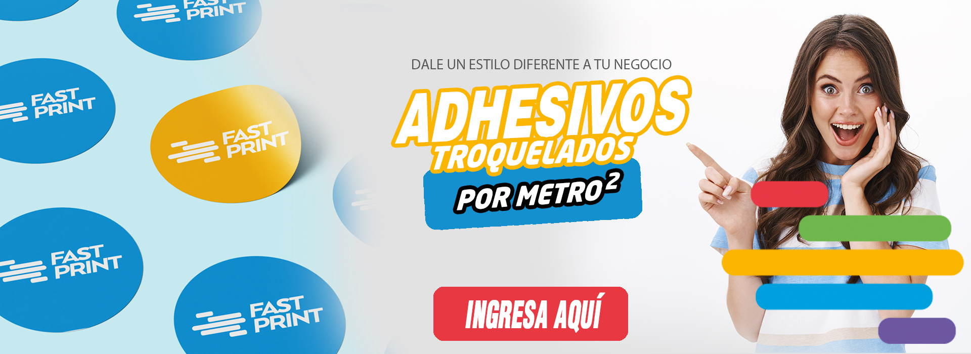 Adhesivos por m2 troquelados